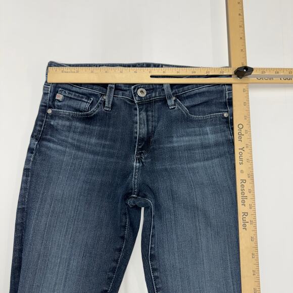 Adriano Goldschmied Jeans Womens 26 Blue Prima Mid Rise Cigarette Skinny Contour - Picture 6 of 8